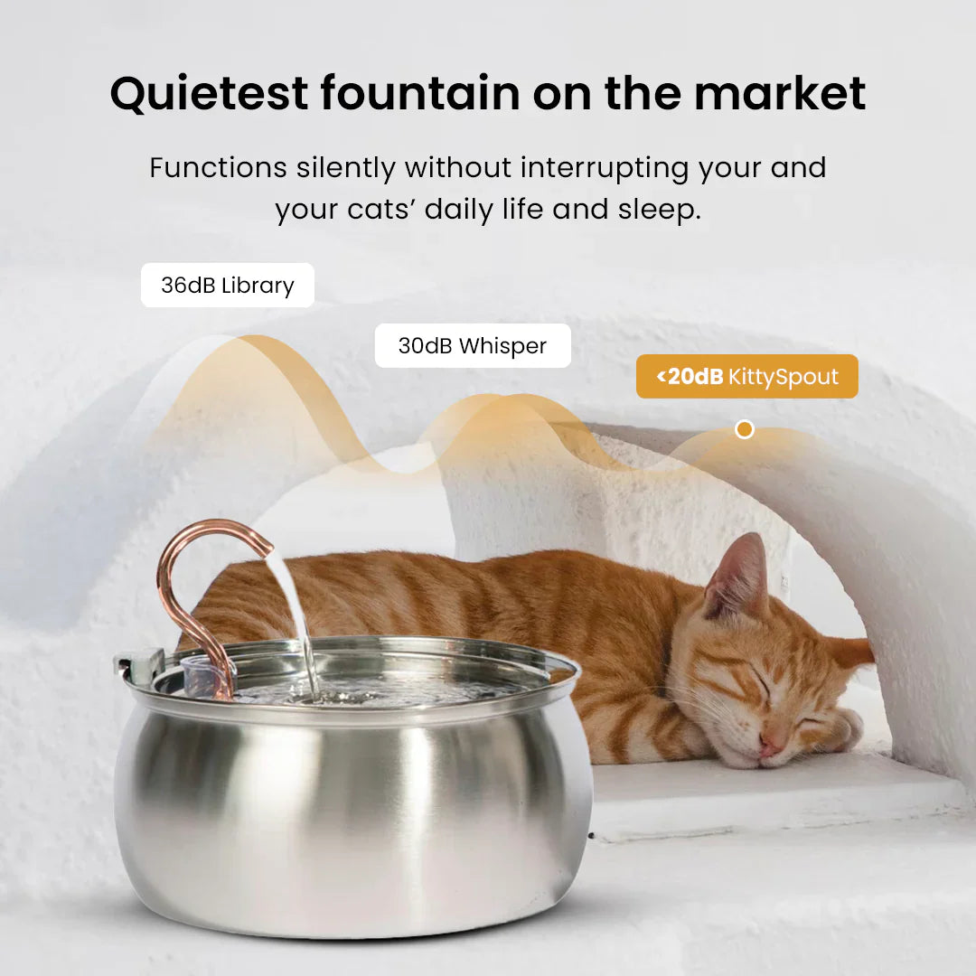 CatFountain™ | Alltid färskvatten till din katt, varje klunk är uppfriskande!